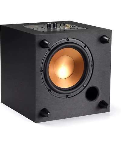 Klipsch R-8SW 8" Compact Subwoofer with All-Digital Amplifier (Brushed Black)
