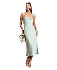Oasis Women's Satin Bridesmaids Dress