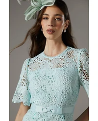 Coast Women's Lace Bow Belt Midi Dress