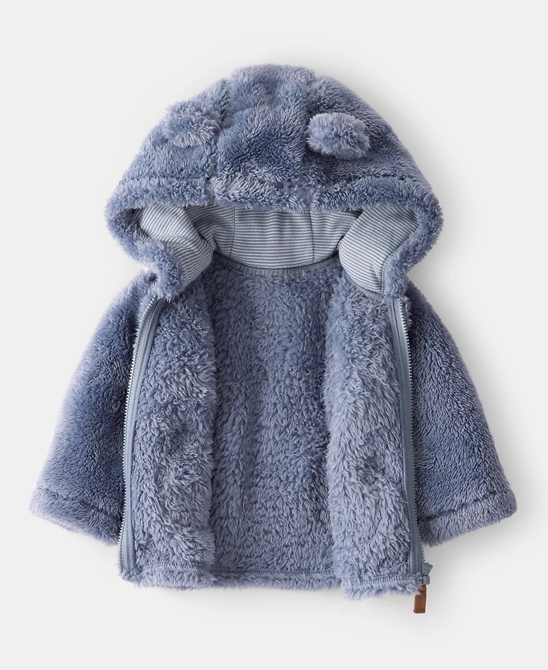 Carter's Baby Boys Zip-Up Sherpa Hoodie