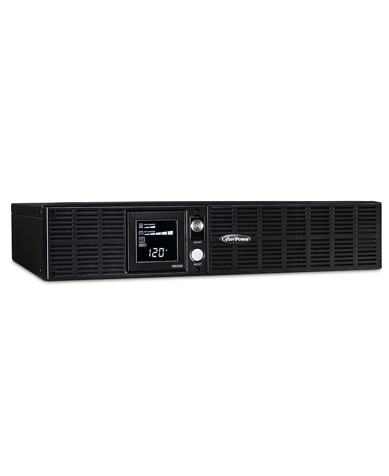 CyberPower OR1500LCDRT2U 2U Rack/Tower 8 Outlets 1500VA 900W Avr Smart App Intelligent LCD Equipped Ups