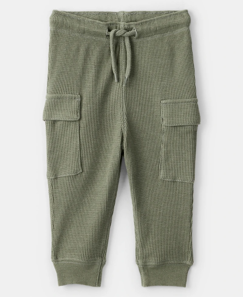 Carter's Baby Boys 2-Piece Quarter Zip Jacket and Jogger Pants Set