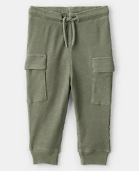 Carter's Baby Boys 2-Piece Quarter Zip Jacket and Jogger Pants Set