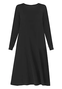 Woman Within Plus Petite Thermal Knit A-Line Dress