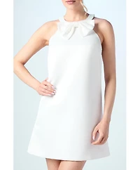 Coast Women's Sequin Bow Shift Bridal Mini Dress