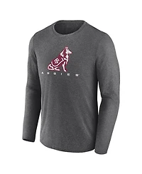 Fanatics Men's Charcoal Texas A&M Aggies Defender Long Sleeve T-Shirt