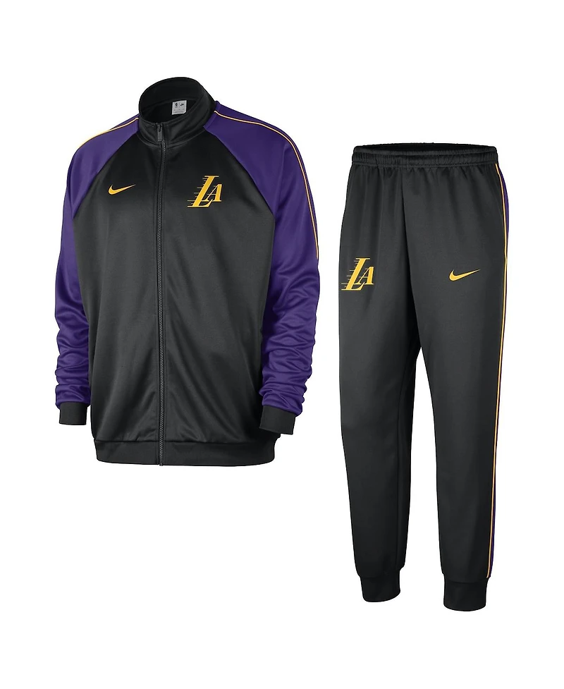 Nike Men's Black 2-Piece Los Angeles Lakers 2024/25 City Edition Lightweight Full-Zip Jacket and Pants Set