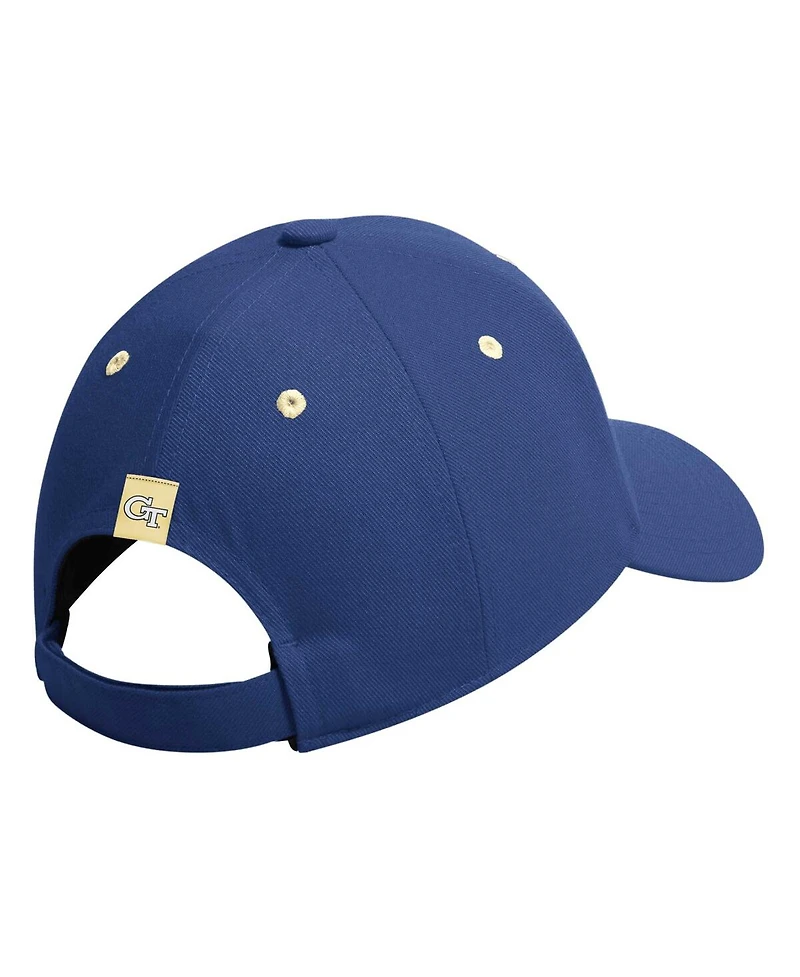 Adidas Men's Navy Georgia Tech Yellow Jackets Seasonal Half Font Adjustable Hat