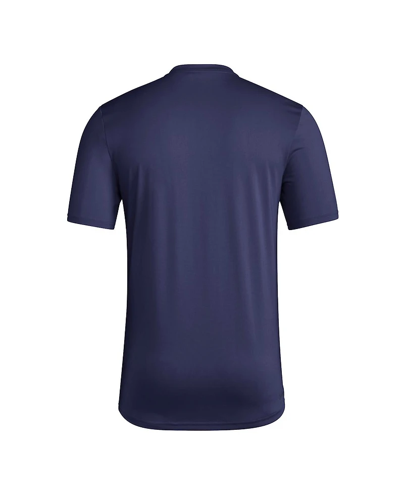 Adidas Men's Navy Georgia Tech Yellow Jackets Locker Slogan Pre-Game T-Shirt