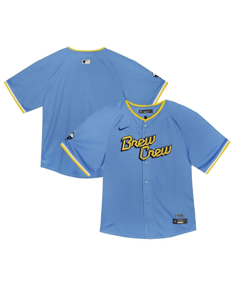 Nike Toddler Blue Milwaukee Brewers City Connect Team Limited Jersey