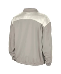 Nike Women's Gray Wnba Basketball Fleece Quarter-Zip Performance Pullover Sweatshirt