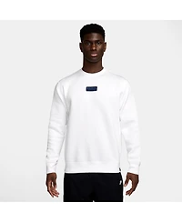 Nike Men's White Paris Saint-Germain Club Pullover Sweatshirt