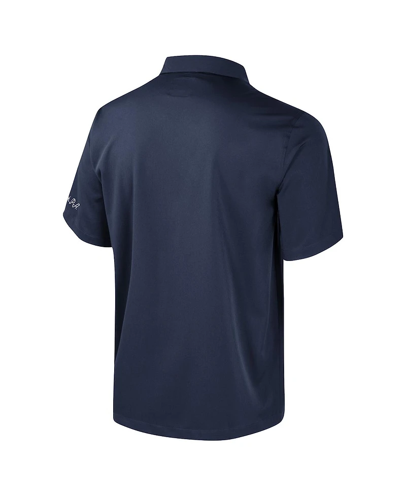 Colosseum Men's Navy Penn State Nittany Lions Strike Bowling Button-Up Shirt