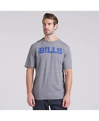 Fanatics Men's Heather Gray Buffalo Bills Pass Rush Tri-Blend T-Shirt