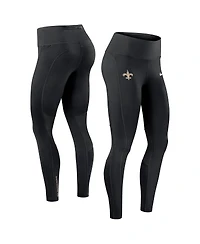 Nike Women's Black New Orleans Saints Primetime Epic Fast Performance Leggings