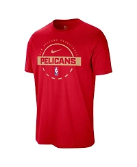 Nike Men's Red New Orleans Pelicans Authentic Practice T-Shirt