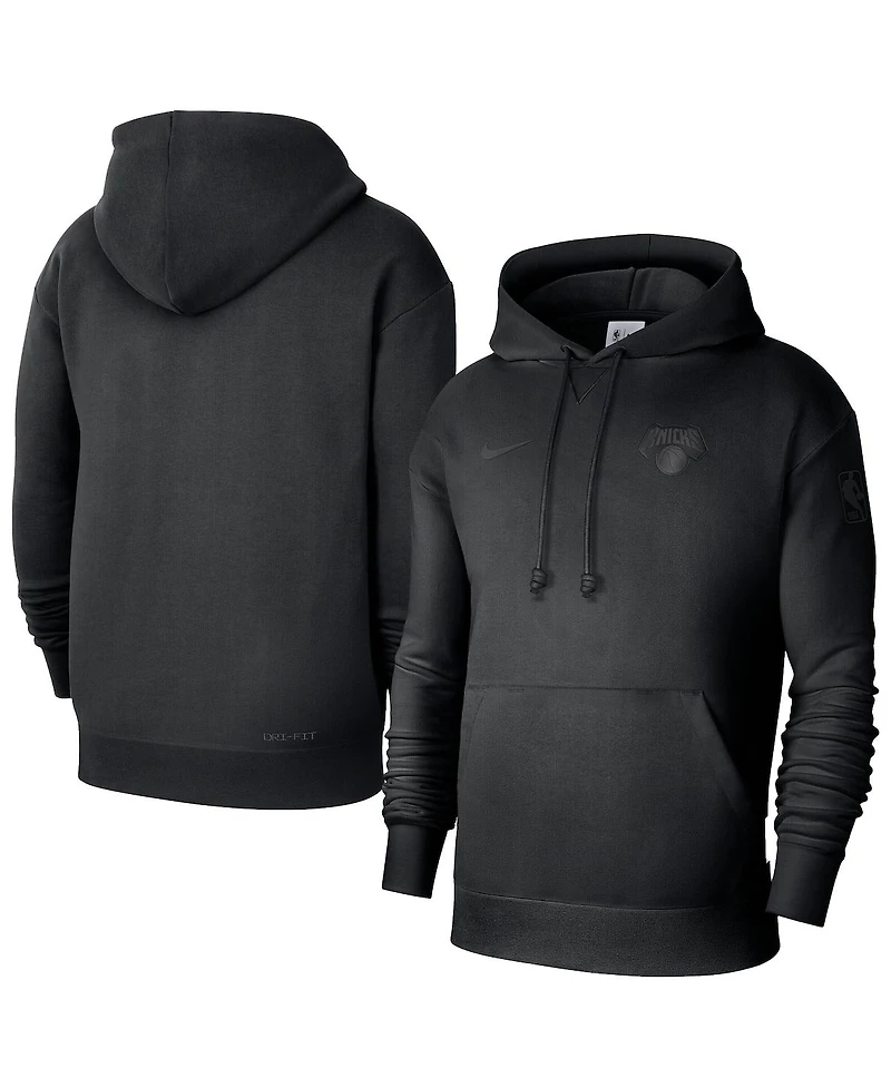 Nike Men's Black New York Knicks Authentic Travel Standard Issue Hoodie