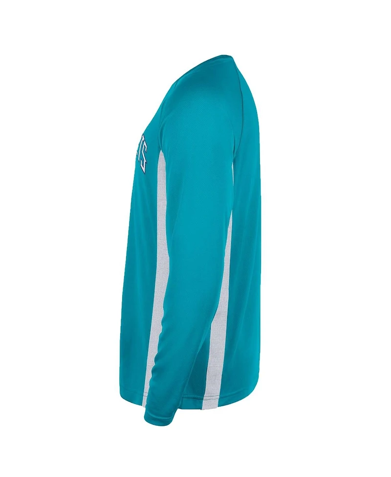 Jordan Men's Teal Charlotte Hornets 2025/26 Authentic Pre-Game Legend Dri-fit Long Sleeve Shooting Shirt