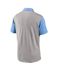 Jordan Men's Gray/Carolina Blue North Carolina Tar Heels Vapor Performance Polo Shirt