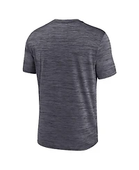 Nike Men's Black Iowa Hawkeyes Campus Center Stack Velocity Performance T-Shirt