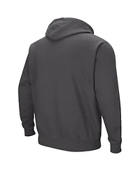Colosseum Men's Charcoal Ohio State Buckeyes Big Tall Arch Logo 2.0 Pullover Hoodie