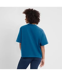 Nike Women's Blue New England Patriots Glory Arch Boxy T-Shirt