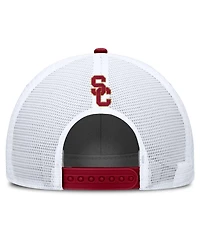 Nike Men's Cardinal/White Usc Trojans 2025 On-field Rise Patch Trucker Adjustable Hat