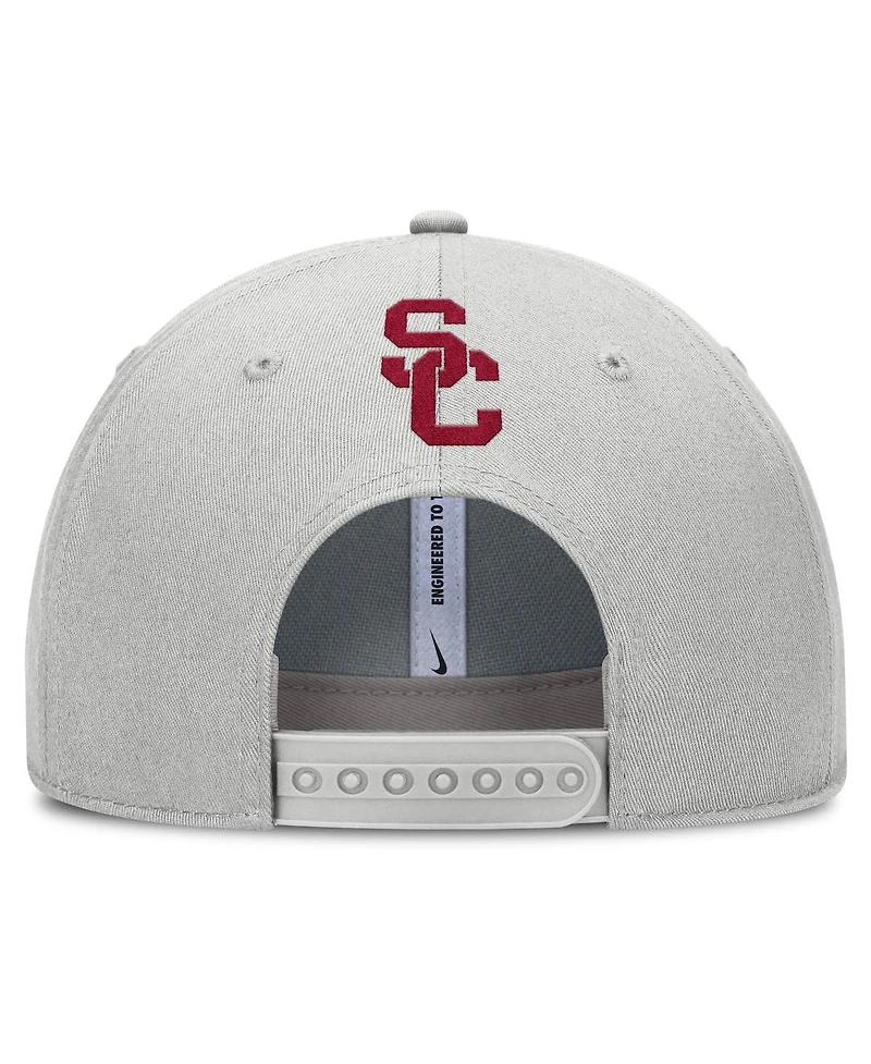 Nike Men's Gray Usc Trojans 2025 Sideline Dust Pinched Rise Adjustable Hat