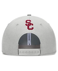 Nike Men's Gray Usc Trojans 2025 Sideline Dust Pinched Rise Adjustable Hat