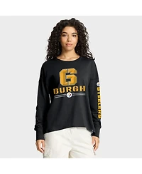 Fanatics Women's Black Pittsburgh Steelers Hometown Legacy Long Sleeve T-Shirt