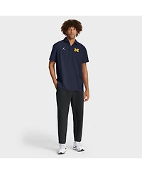 Jordan Men's Navy Michigan Wolverines 2025 Coaches Sideline Polo