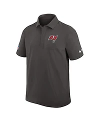 Nike Men's Pewter Tampa Bay Buccaneers Sideline City Pride Woven Performance Polo