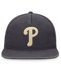 Nike Men's Anthracite Philadelphia Phillies Monotone Pro Adjustable Hat