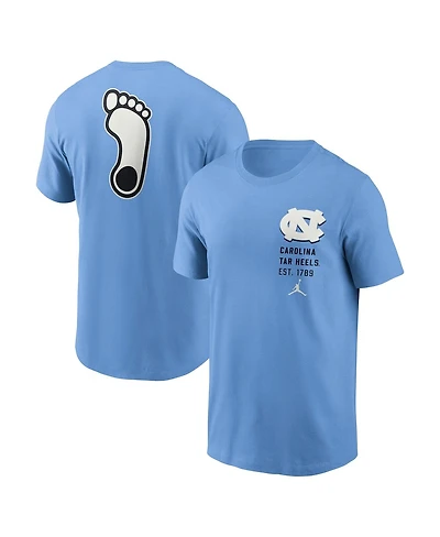 Jordan Men's Valor Blue North Carolina Tar Heels Record Shattered 2-Hit T-Shirt