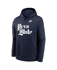 Nike Men's Navy Penn State Nittany Lions Vault Club Hoodie