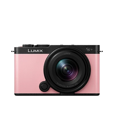 Panasonic Panasonic Lumix S9 Full Frame Mirrorless Camera Lens Kit with S-R1840, Pink