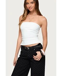 Edikted Women's Karina Side Slit Tube Top