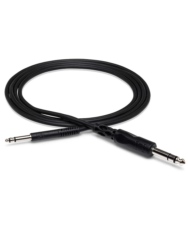 Hosa Technology 1/4" Stereo Trs Male Phone to Tt Male Bantam Cable, 5'