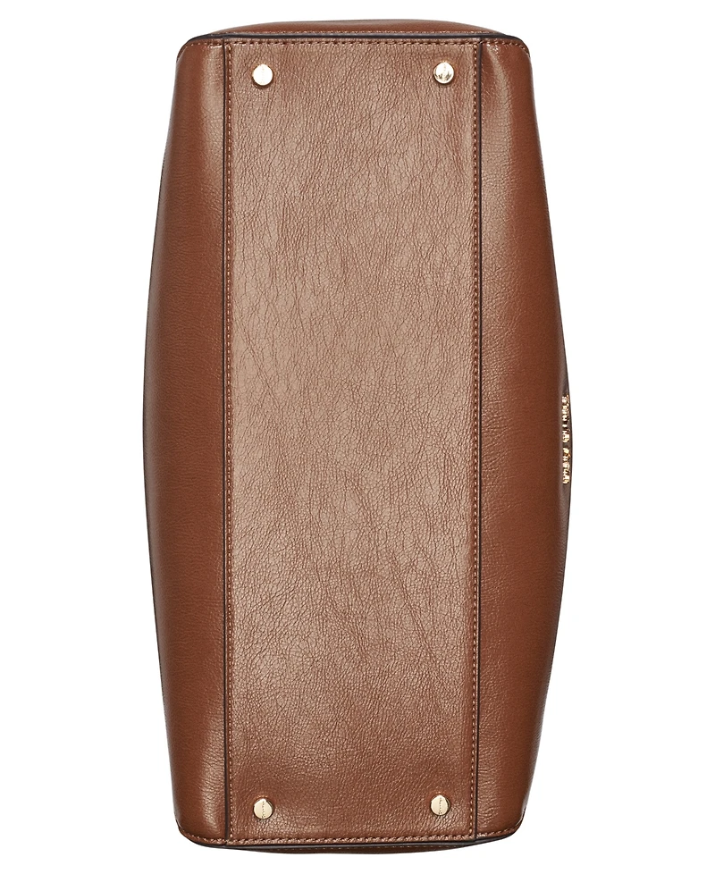 Calvin Klein Heidi Top Zipper Convertible Satchel