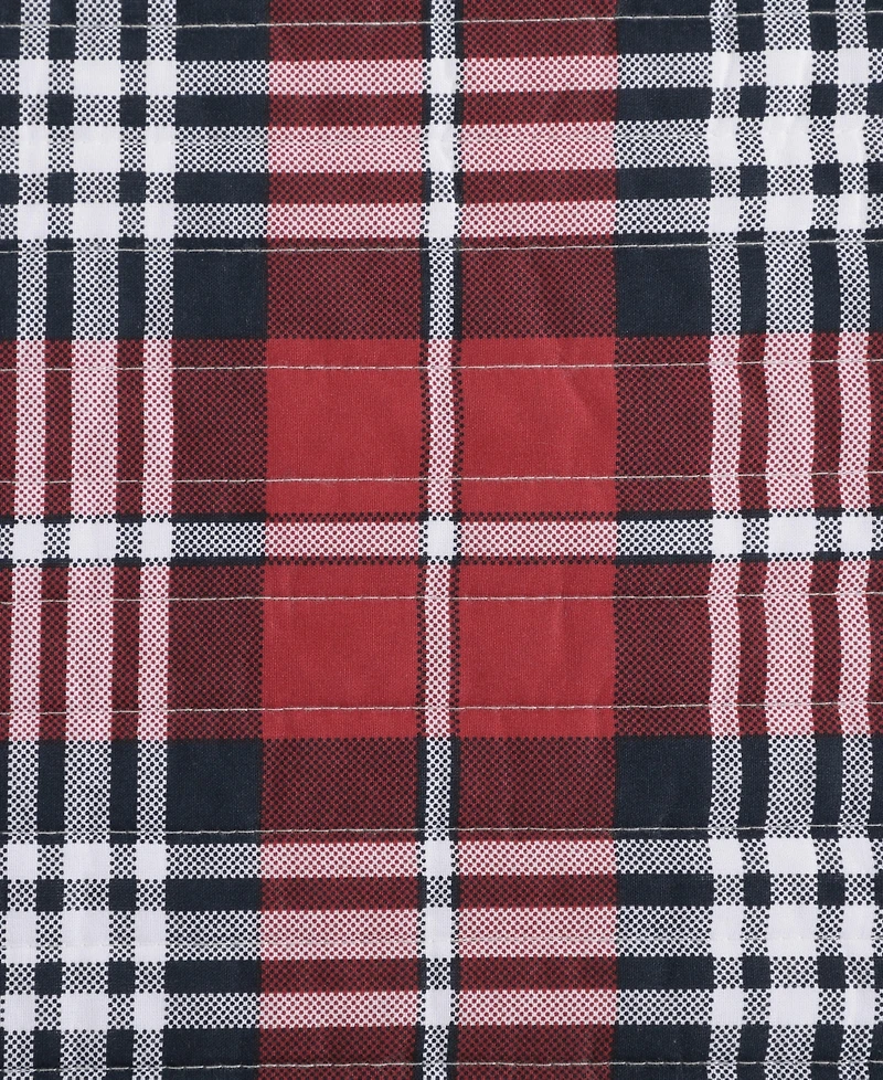 Tommy Hilfiger Collegiate Tartan Cotton Reversible 2-Pc. Quilt Set, Twin
