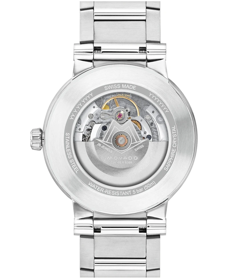 Movado Men's Vizio Swiss Automatic Stainless Steel Watch, 41mm