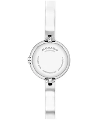 Movado Women's Museum Bangle Round Swiss Quartz Stainless Steel Watch, 21.50mm