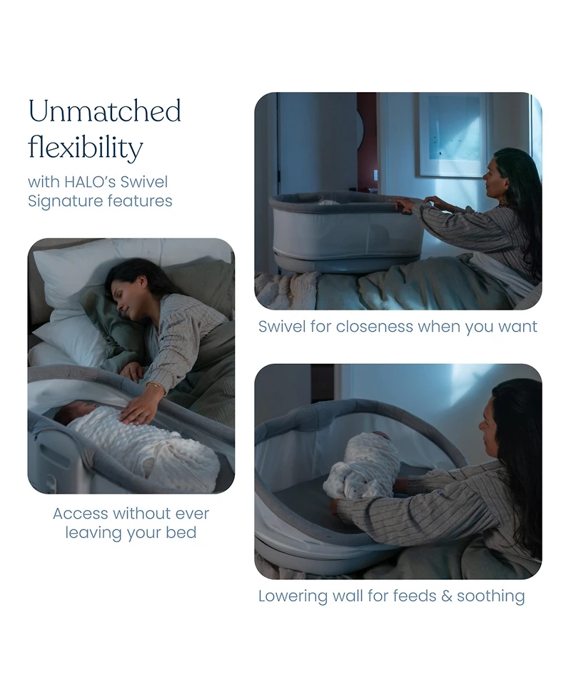 Halo Dream, Inc. Baby Halo BassiNest Connected Swivel Sleeper 3.0