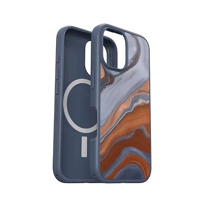 OtterBox Symmetry Graphics MagSafe Case for Apple iPhone 16-Blue