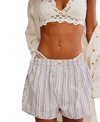 Free People Women's Day to Solid Boxer Shorts