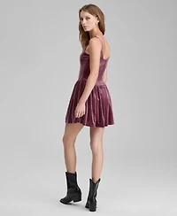 And Now This Women's Velvet Corset Mini Dress, Macy's Exclusive