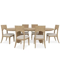 Frandlyn 7pc Dining Set (Table + 6 Side Chairs)