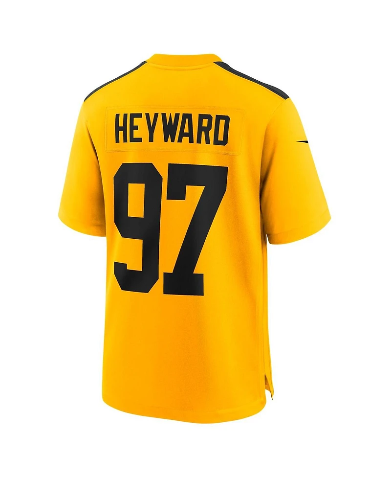 Nike Men's Cameron Heyward Gold Pittsburgh Steelers Alternate 1933 Throwback Game Jersey