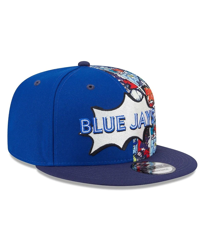 New Era Men's Royal/Navy Toronto Blue Jays 2025 Mlb Diamond Hero Edition 9FIFTY Snapback Hat