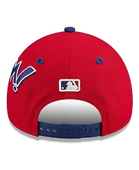 New Era Men's Red/Royal Philadelphia Phillies 2025 Mlb Diamond Hero Edition A-Frame 9FORTY Adjustable Hat